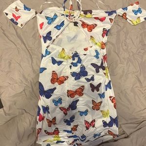 Ladies Shein dress cut out in middle New never worn